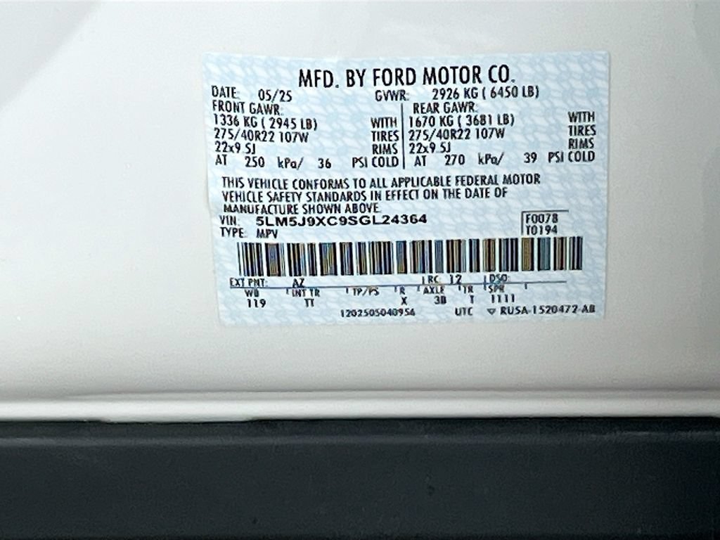 Used 2025 Lincoln Aviator Black Label AWD/4WD image 36