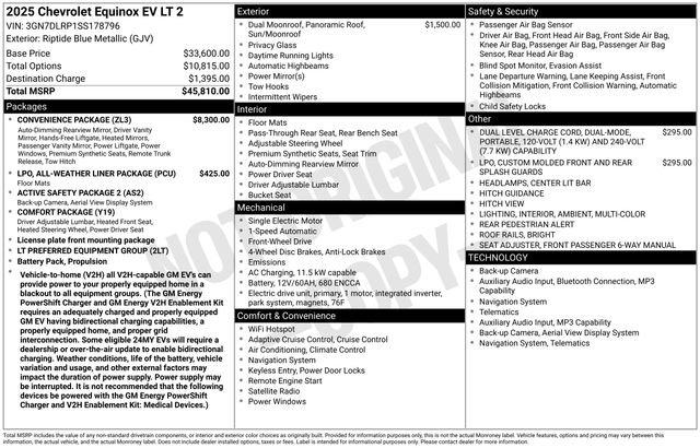 Certified 2025 Chevrolet Equinox EV LT w/ Convenience Package FWD image 28