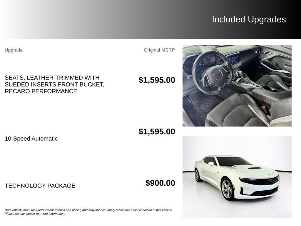 Used 2023 Chevrolet Camaro LT w/ Technology Package RWD image 5