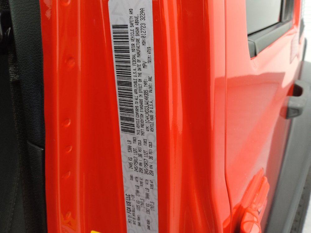 Used 2018 Jeep Wrangler Unlimited Sport image 33