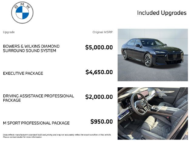Used 2026 BMW 760i xDrive w/ Executive Package AWD/4WD image 3