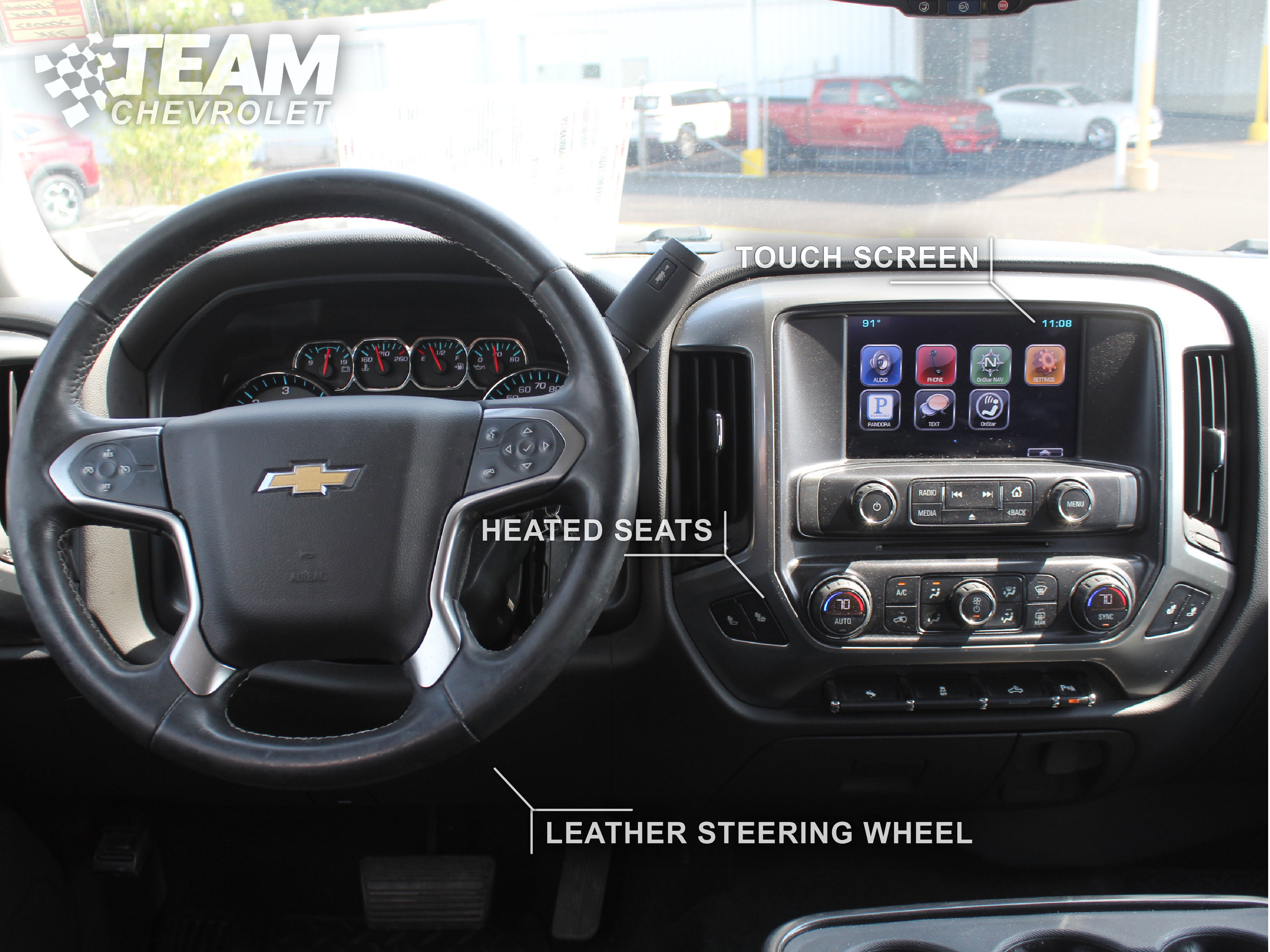 Used 2015 Chevrolet Silverado 1500 LT w/ LT Convenience Package AWD/4WD image 3