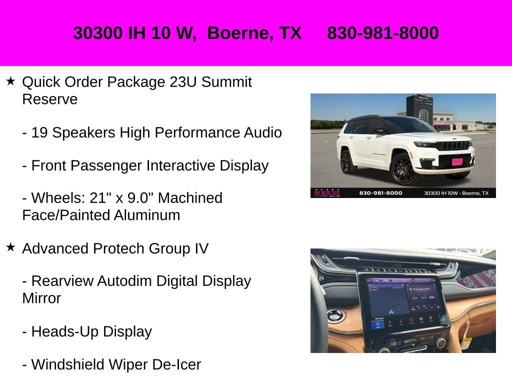 Used 2025 Jeep Grand Cherokee L Summit AWD/4WD image 20