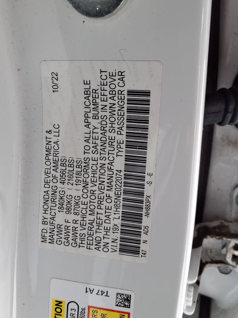 Used 2022 Honda Civic Sport Touring image 36