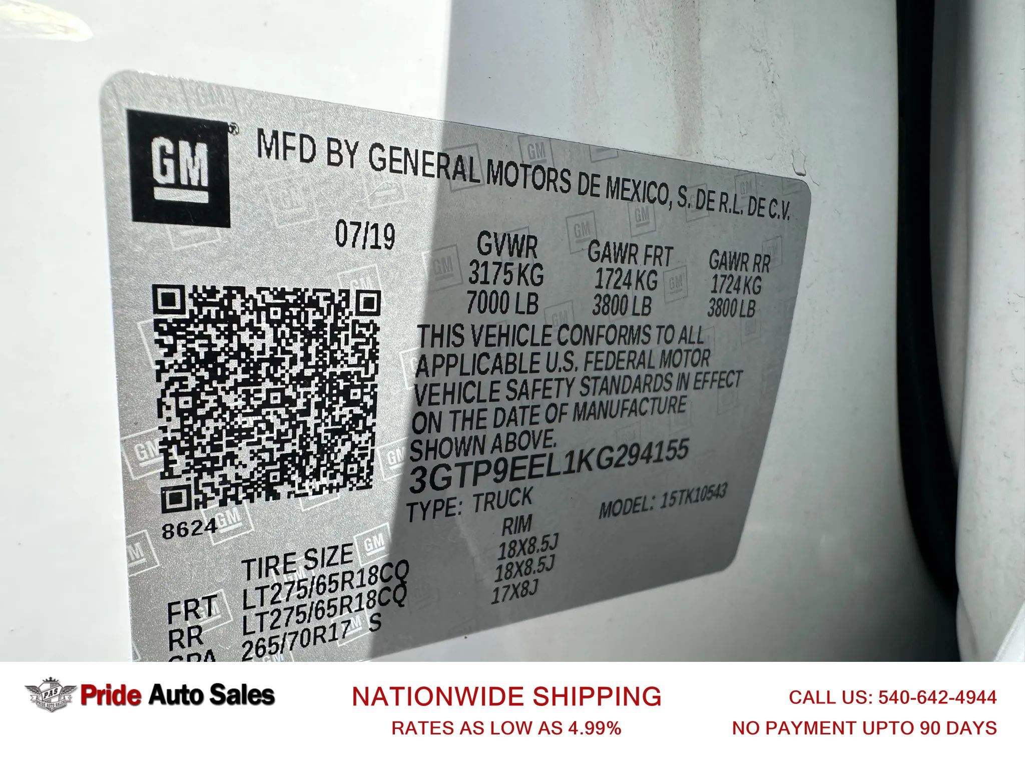 Used 2019 GMC Sierra 1500 AT4 w/ AT4 Premium Package image 37
