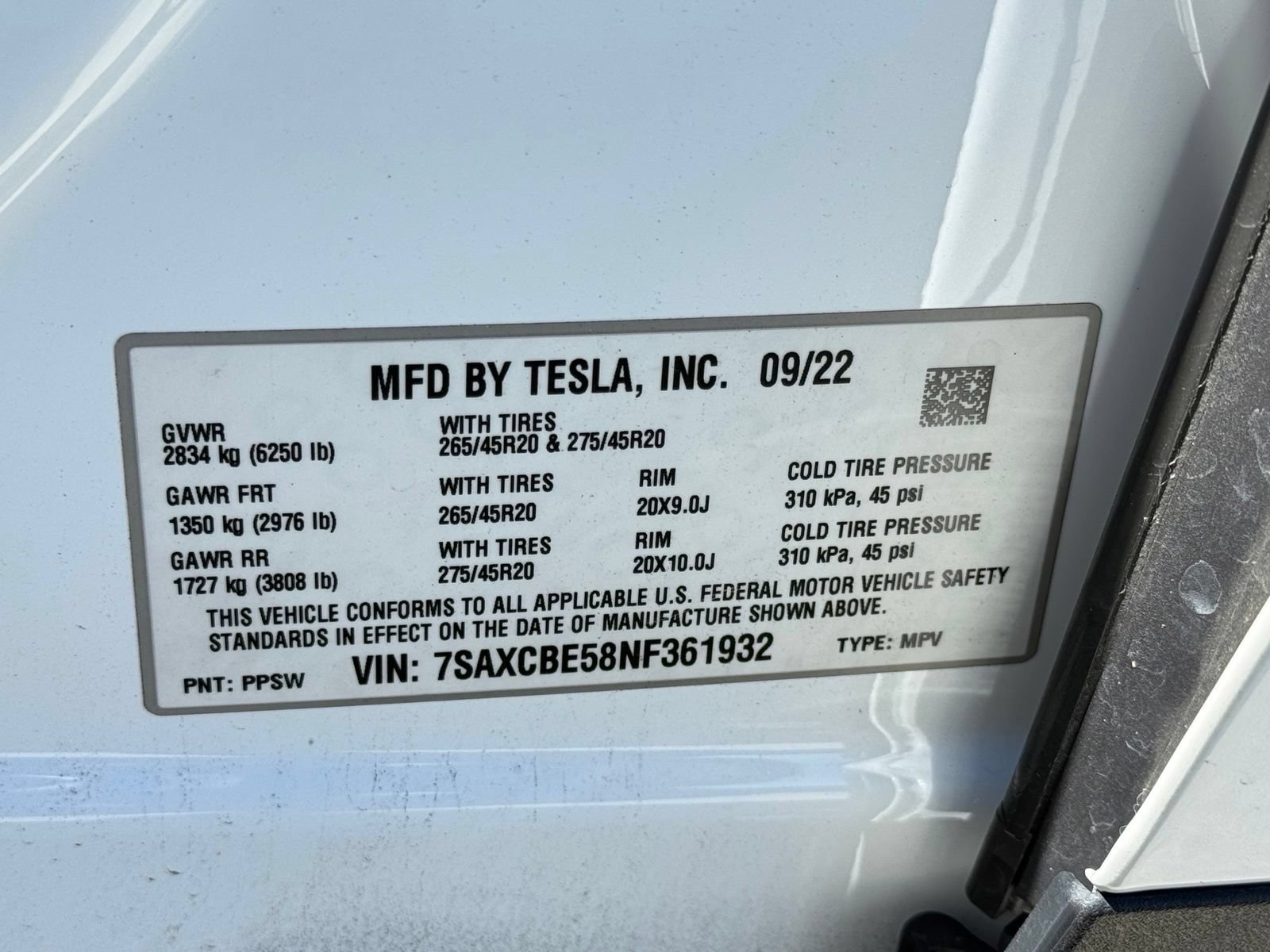 Used 2022 Tesla Model X AWD/4WD image 10