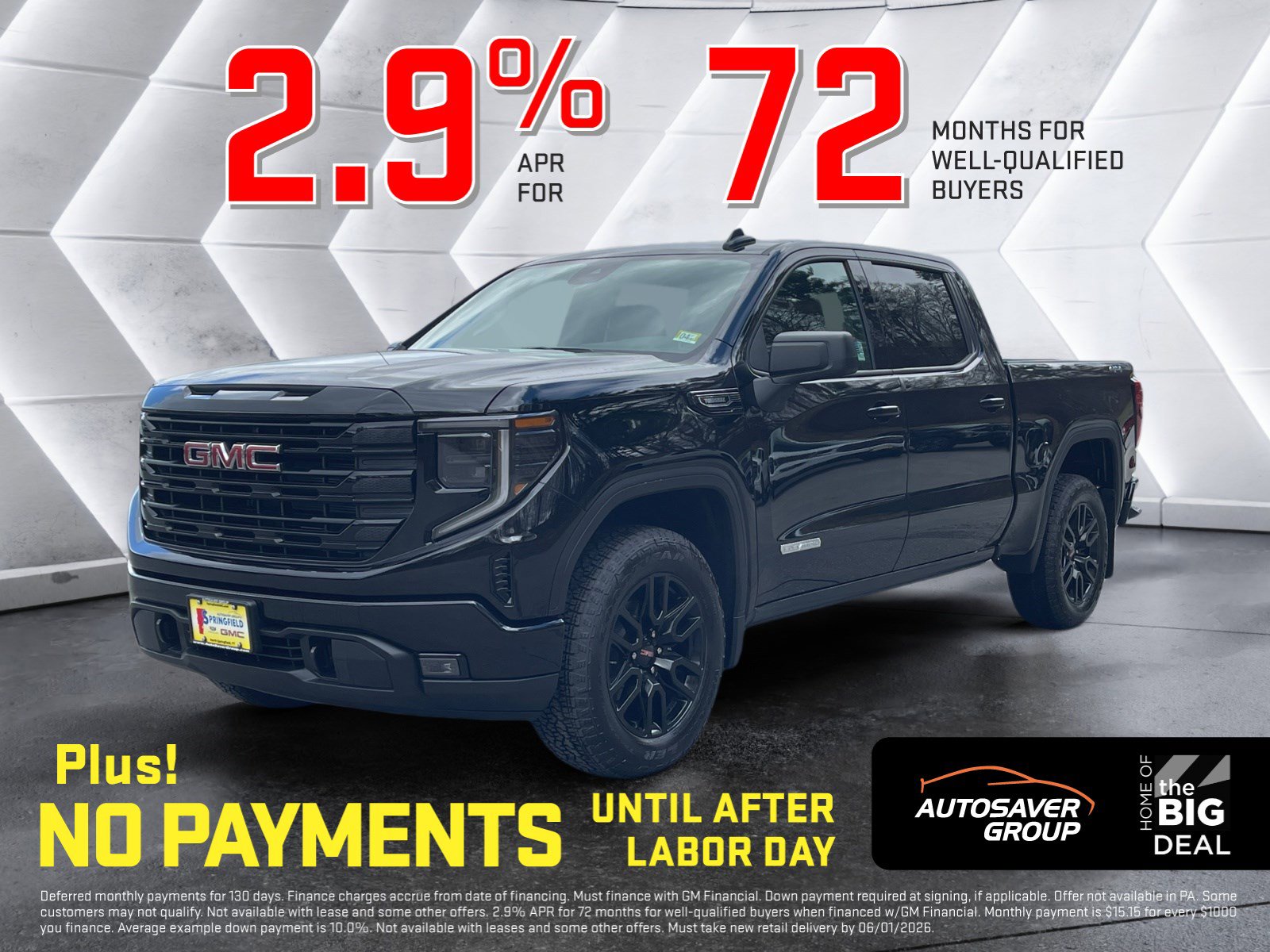 New 2026 GMC Sierra 1500 Elevation AWD/4WD image 1