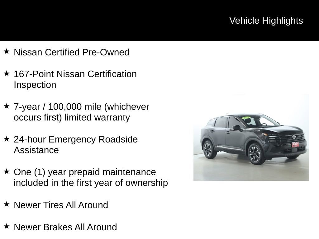 Certified 2025 Nissan Kicks SV image 4