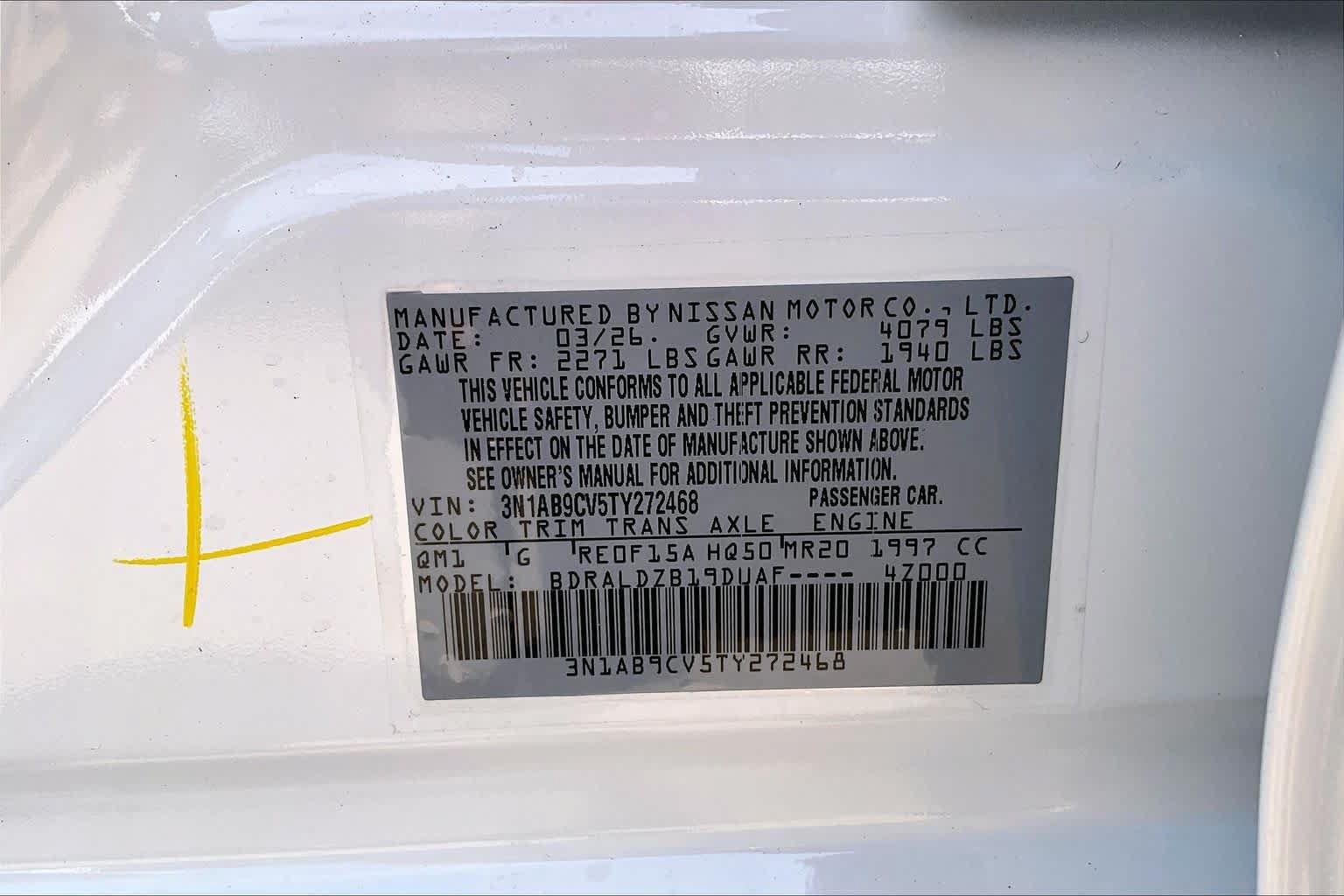 New 2026 Nissan Sentra SV FWD image 17