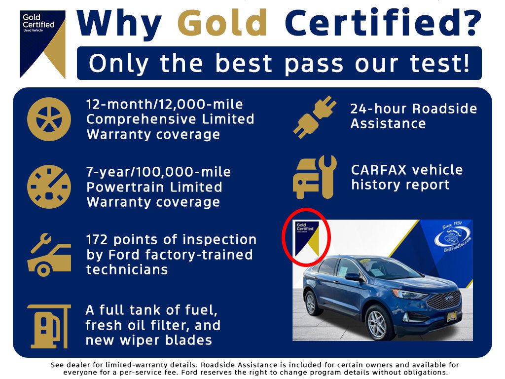 Certified 2024 Ford Edge SEL w/ Convenience Package AWD/4WD image 4