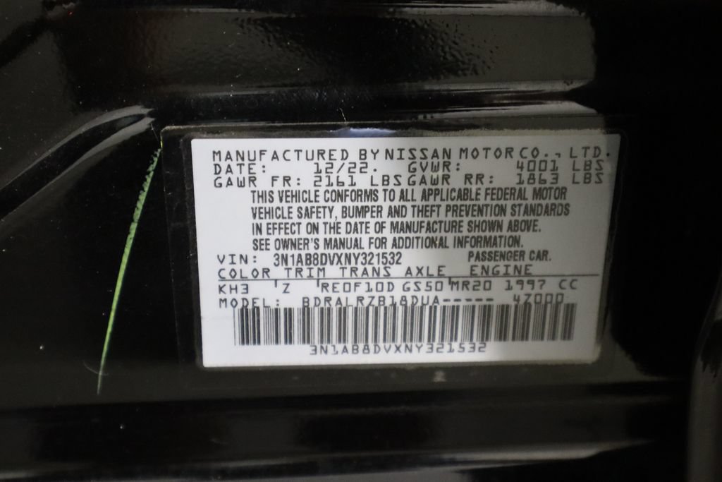 Used 2022 Nissan Sentra SR w/ Trunk Package FWD image 38