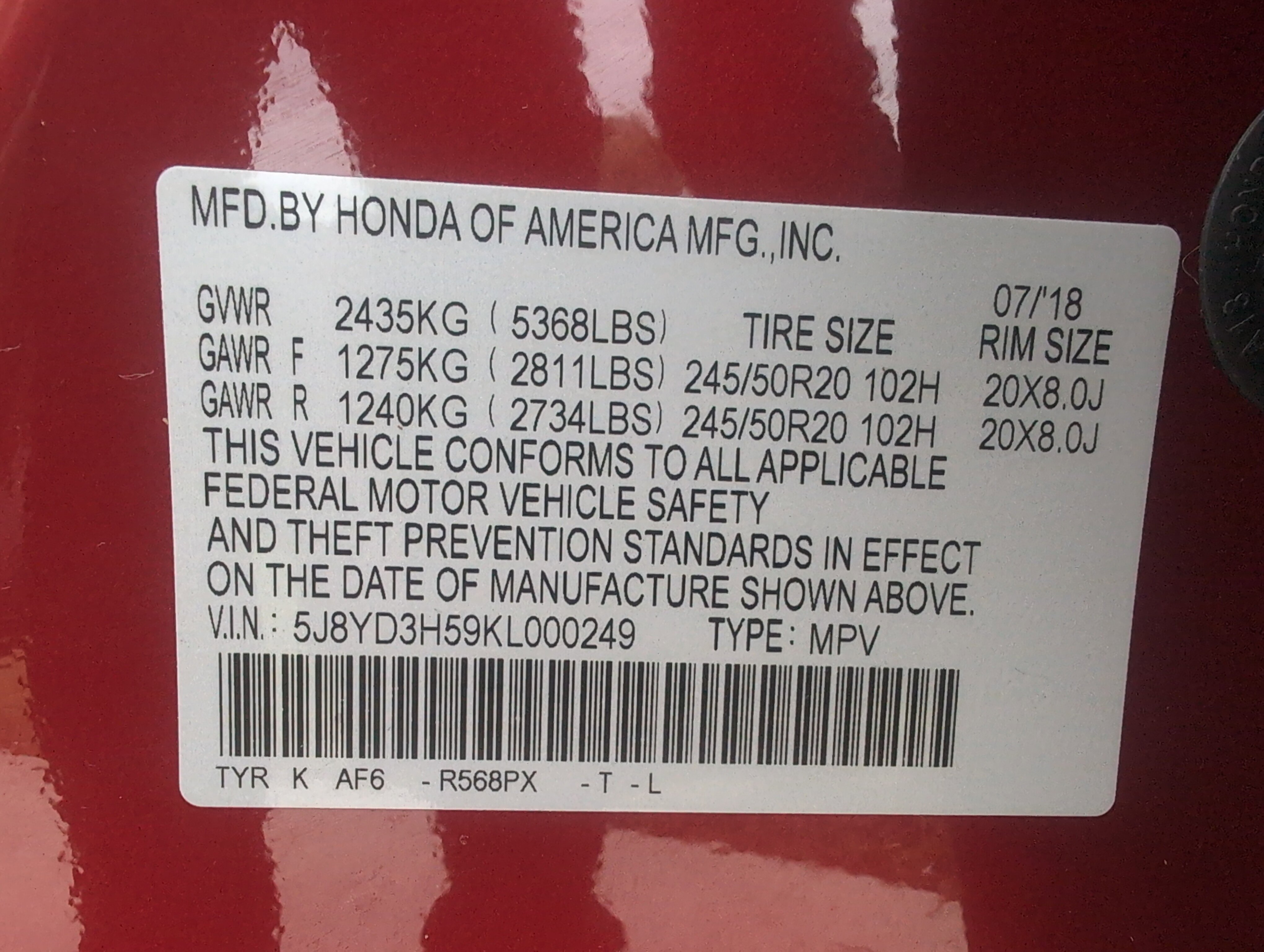 Used 2019 Acura MDX FWD w/ Technology Package image 36