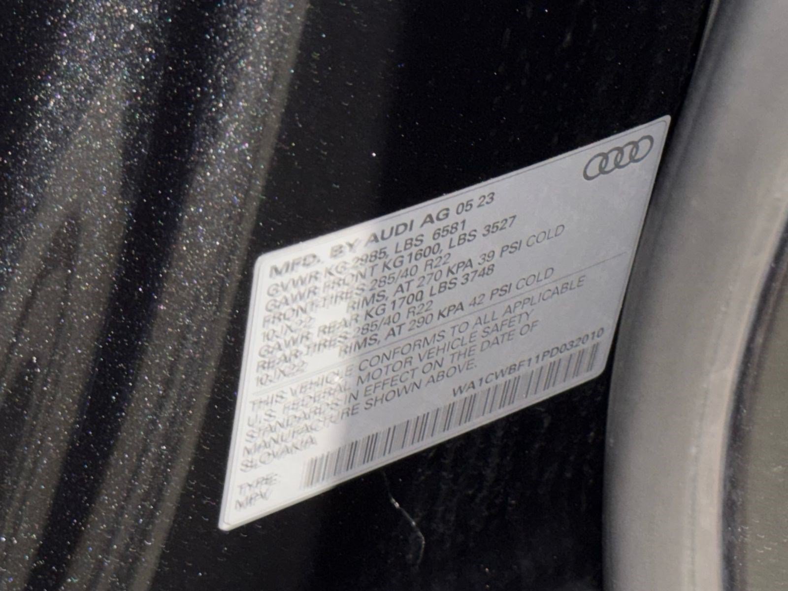 Certified 2023 Audi SQ8 Prestige AWD/4WD image 25