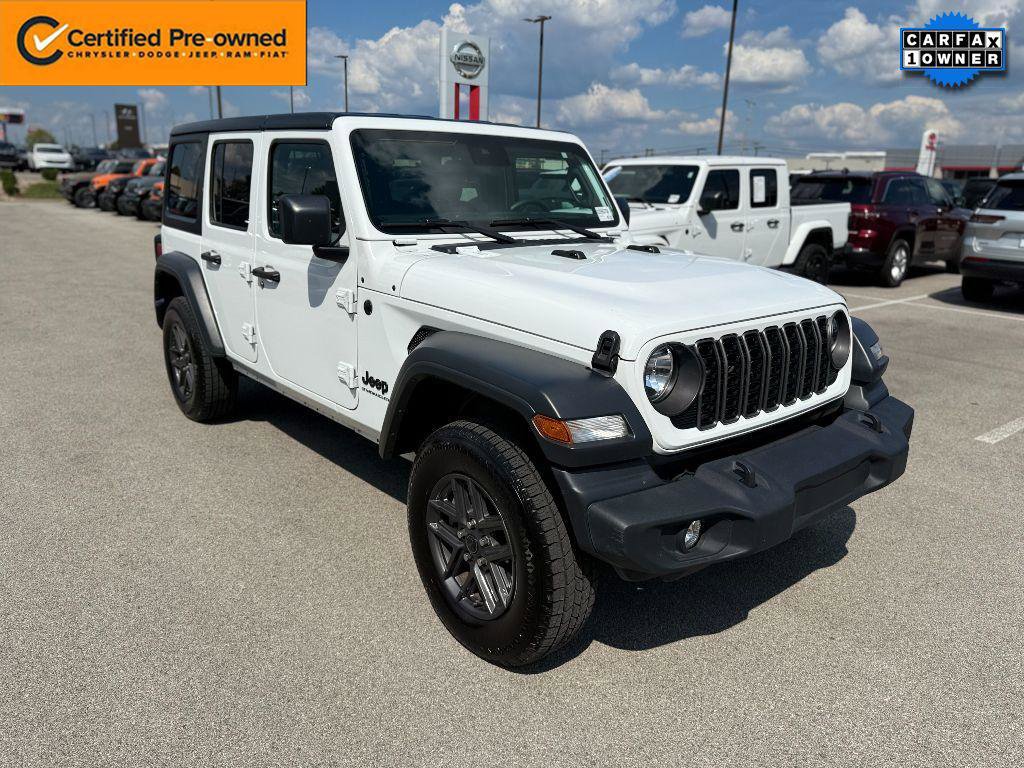 Certified 2024 Jeep Wrangler Sport S