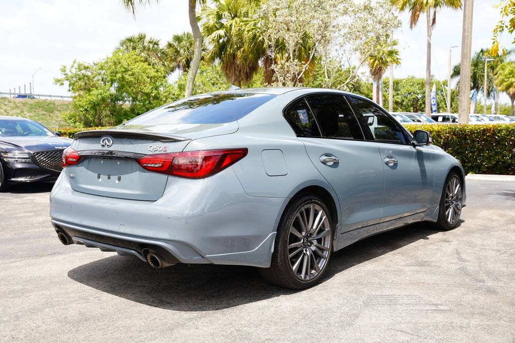 Used 2023 INFINITI Q50 Red Sport 400 w/ Carbon Fiber Package image 11