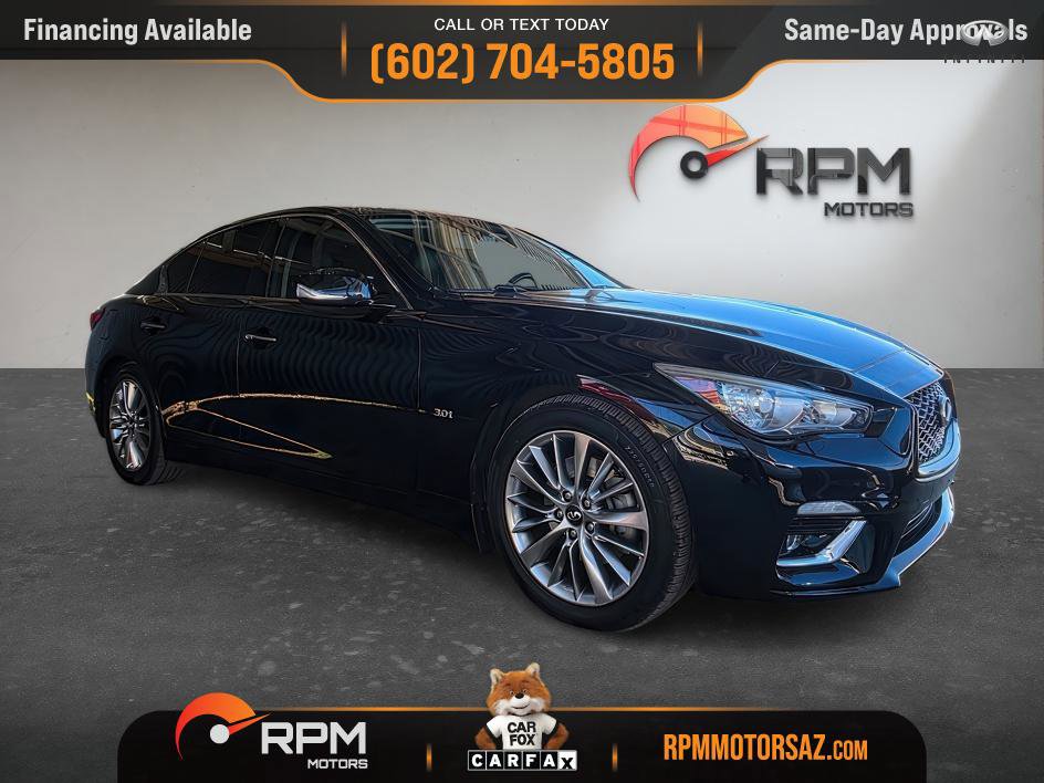 Used 2018 INFINITI Q50 Luxe w/ Cargo Package (L95) RWD image 26