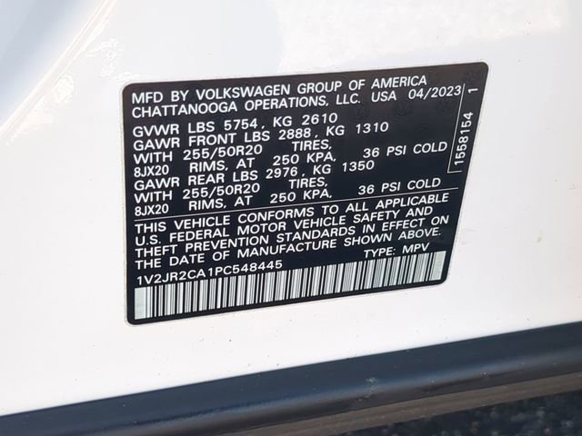 Certified 2023 Volkswagen Atlas SE w/ Panoramic Sunroof Package image 37