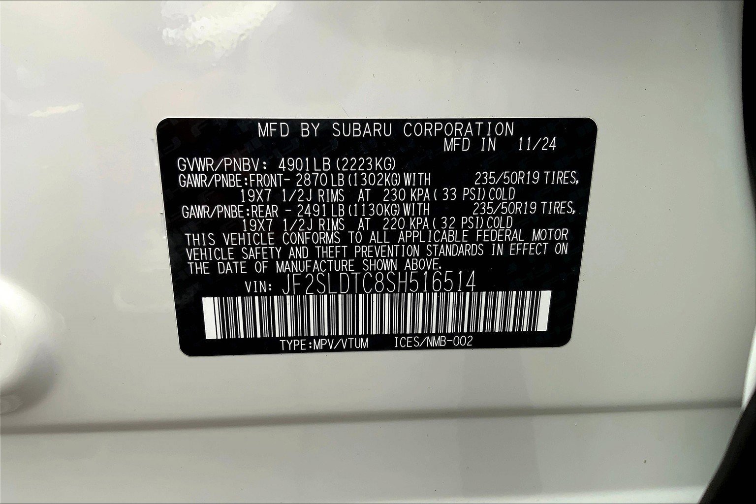 Certified 2025 Subaru Forester Touring image 30