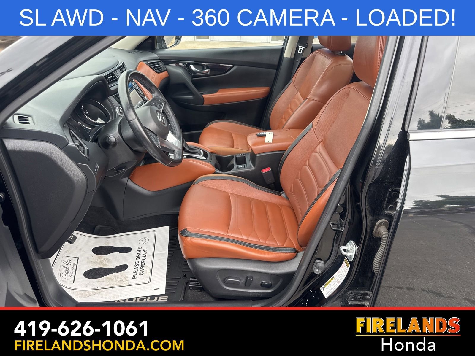 Used 2017 Nissan Rogue SL w/ SL Premium Package AWD/4WD image 14