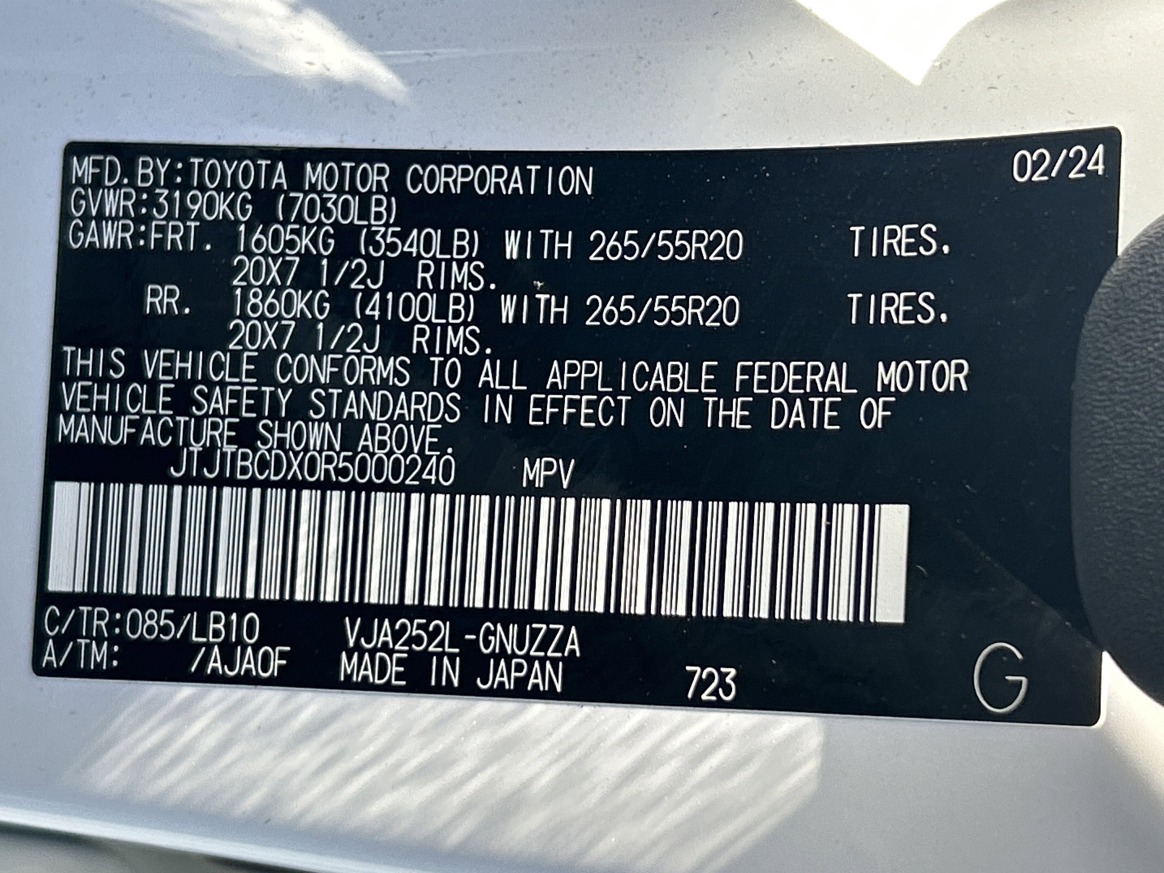 Used 2024 Lexus GX 550 w/ Cold Area Package AWD/4WD image 36