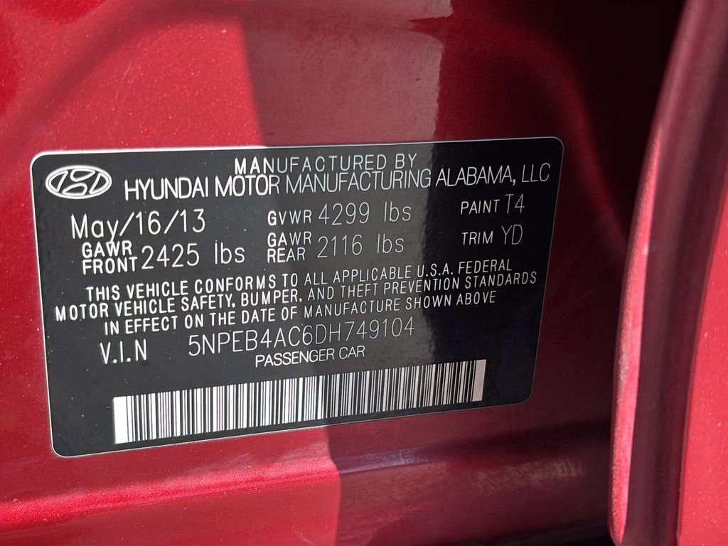 Used 2013 Hyundai Sonata GLS w/ Popular Equipment Pkg FWD image 42