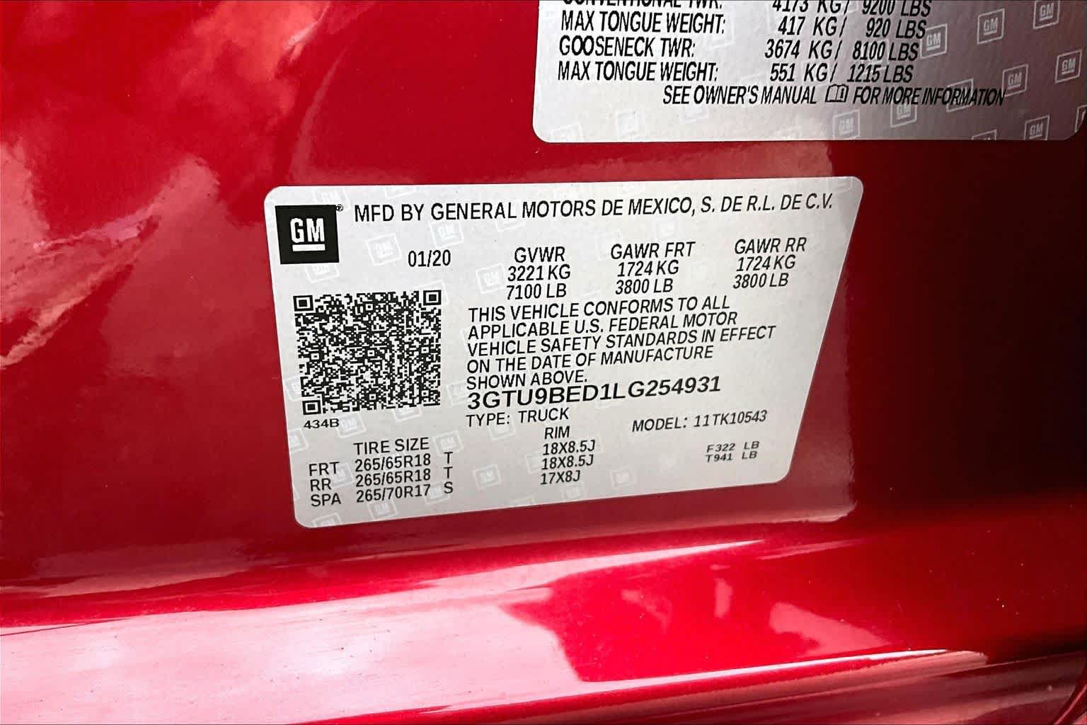 Used 2020 GMC Sierra 1500 SLE w/ SLE Value Package AWD/4WD image 37