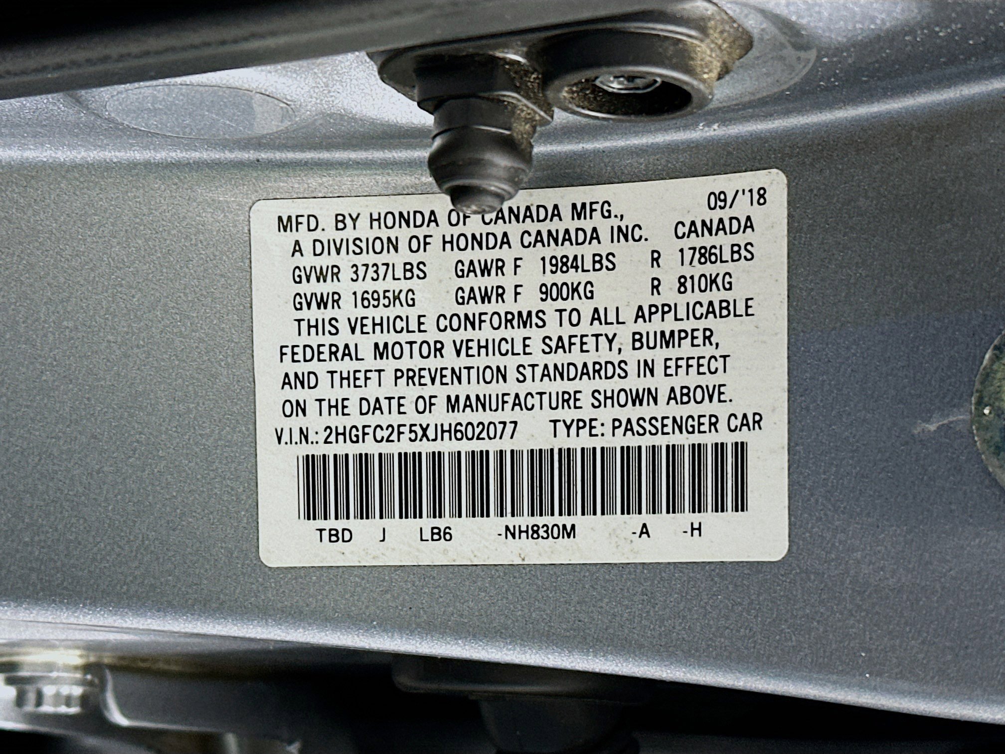 Used 2018 Honda Civic LX image 12