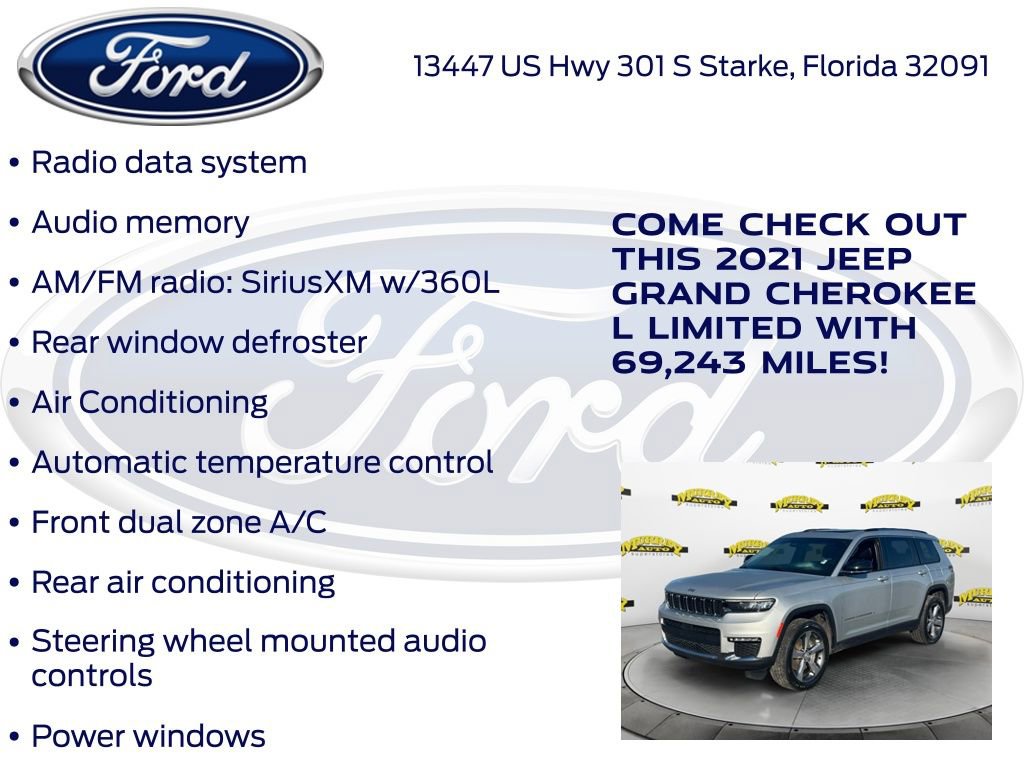 Used 2021 Jeep Grand Cherokee L Limited RWD image 25