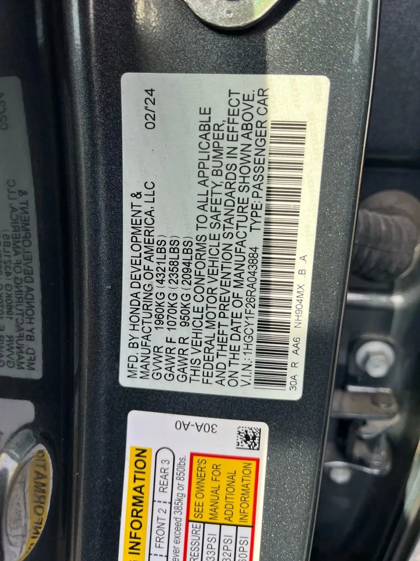 Used 2024 Honda Accord LX image 28
