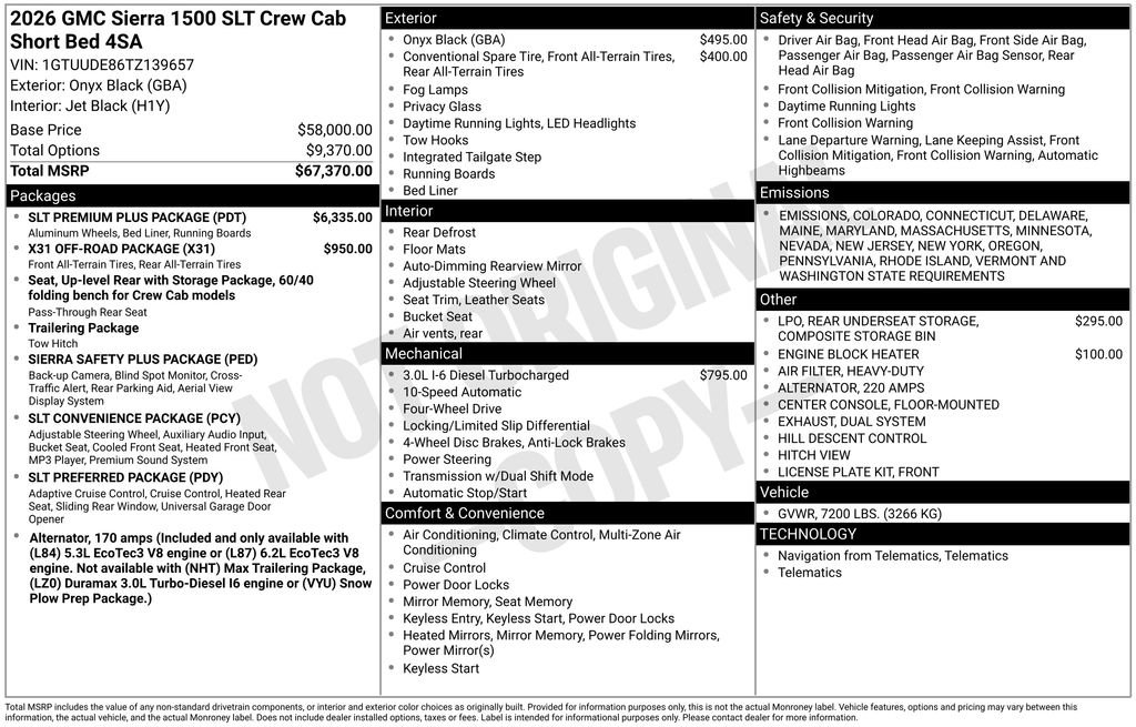 New 2026 GMC Sierra 1500 SLT w/ SLT Premium Plus Package image 16