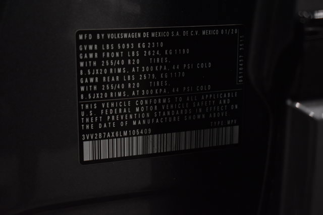 Used 2020 Volkswagen Tiguan SE R-Line image 36