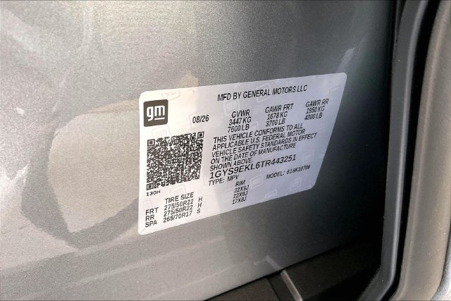 New 2026 Cadillac Escalade Sport w/ LPO, ONYX Package AWD/4WD image 13