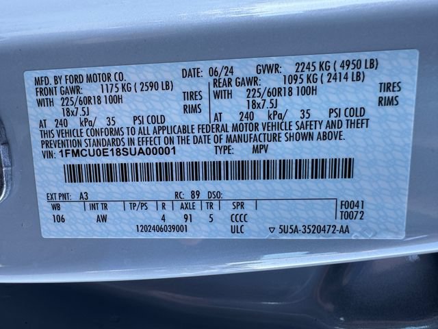 Used 2025 Ford Escape SE w/ PHEV Premium Package FWD image 29