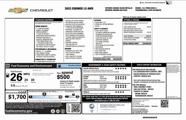 Used 2023 Chevrolet Equinox LS w/ Driver Confidence II Package image 3