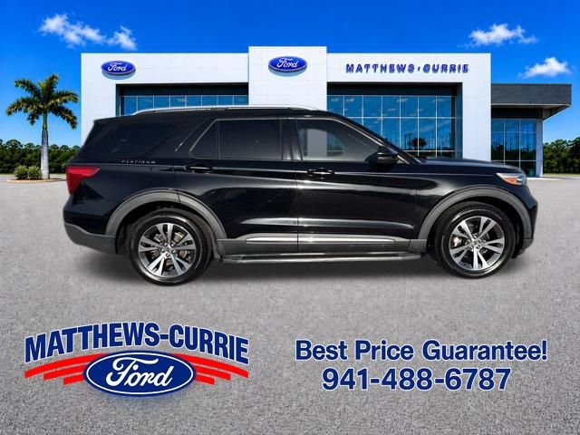 Certified 2020 Ford Explorer Platinum w/ Premium Technology Package AWD/4WD image 3