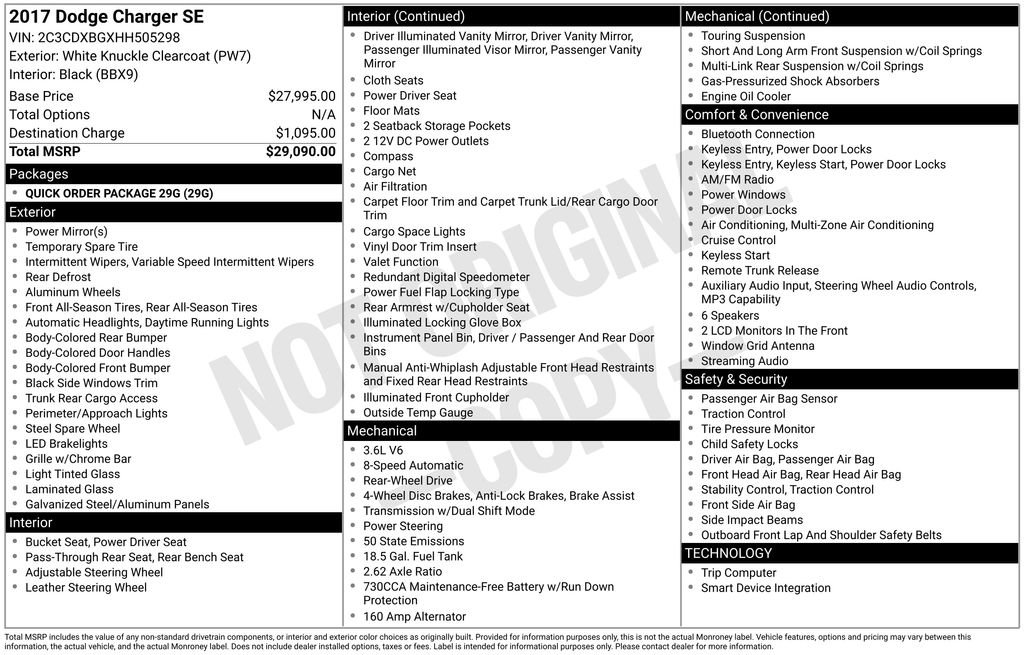 Used 2017 Dodge Charger SE image 12