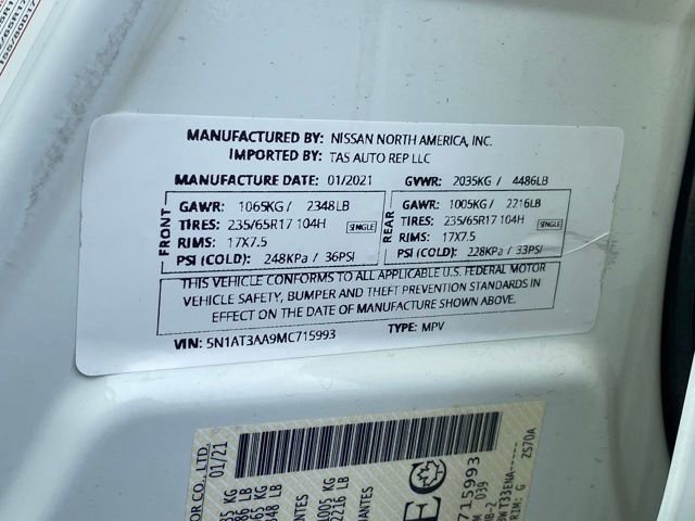 Used 2021 Nissan Rogue S image 23