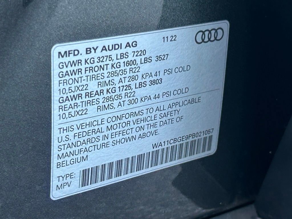 Used 2023 Audi e-tron S Premium Plus w/ Black Optic Package image 88