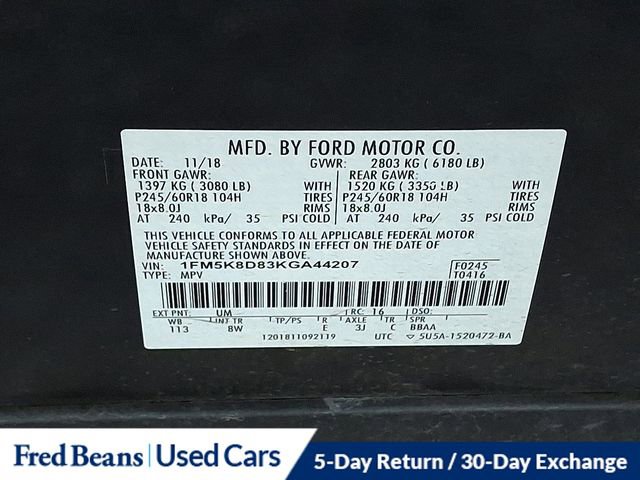 Certified 2019 Ford Explorer XLT w/ Class III Trailer Tow Package image 29