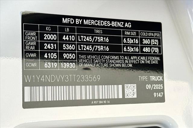 New 2026 Mercedes-Benz Sprinter 2500 image 27