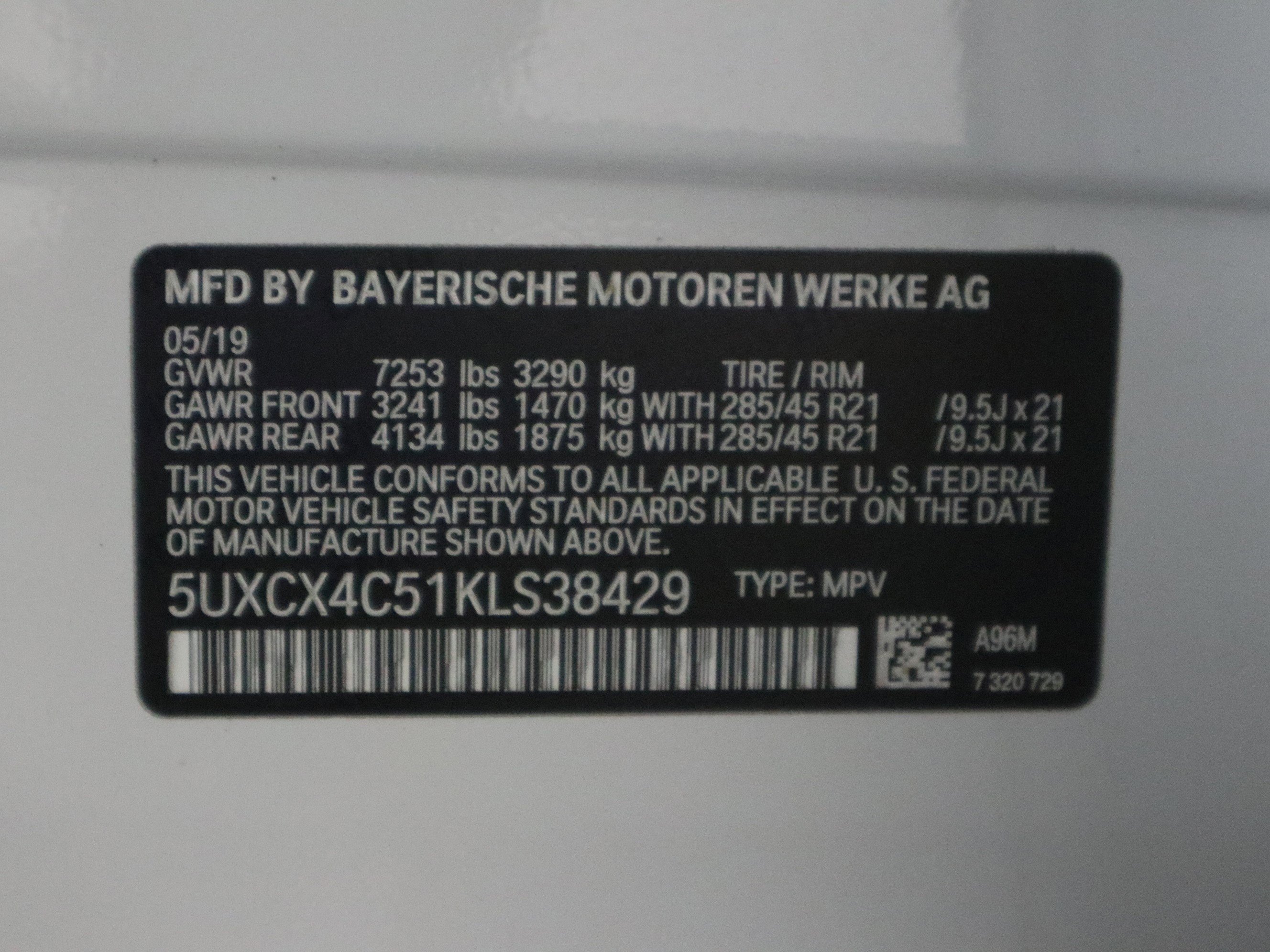 Used 2019 BMW X7 xDrive50i w/ Premium Package AWD/4WD image 41