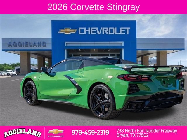 New 2026 Chevrolet Corvette Stingray Preferred Conv w/ Z51 Performance Package RWD image 6