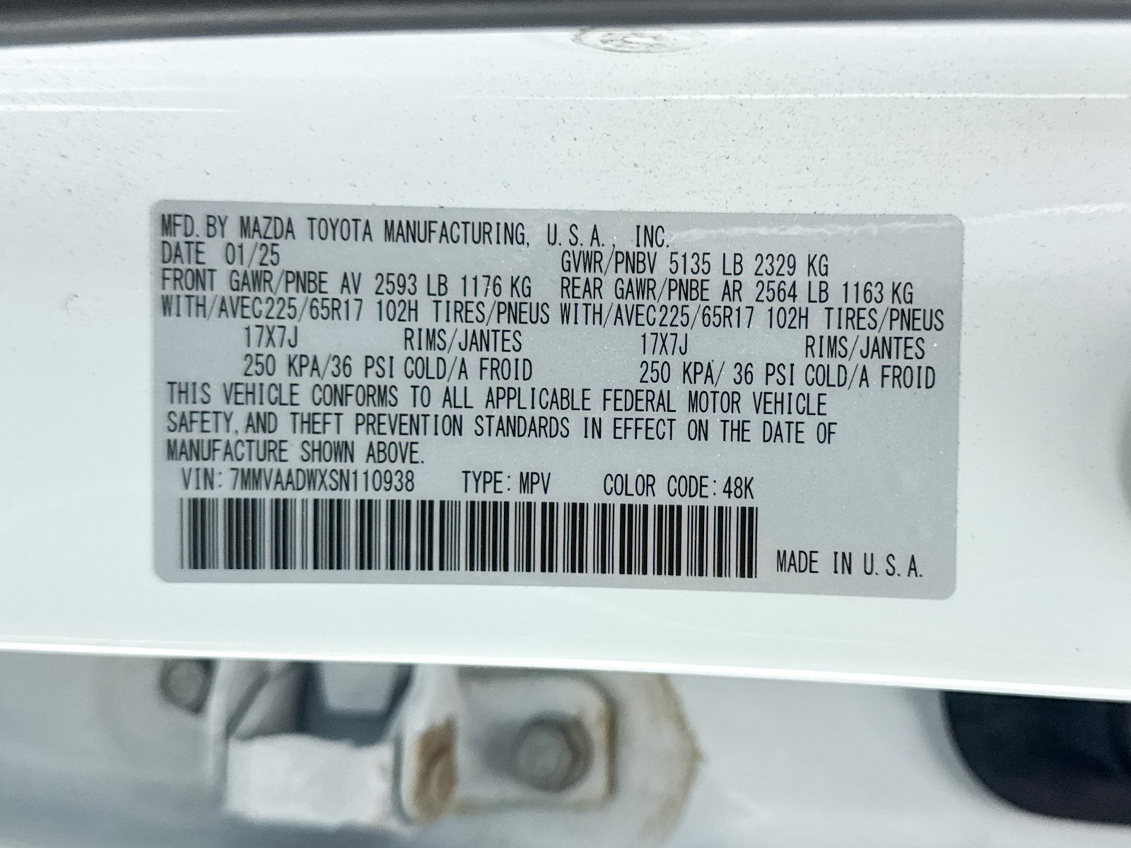 Certified 2025 MAZDA CX-50 AWD 2.5 Hybrid w/ Cargo Package image 38