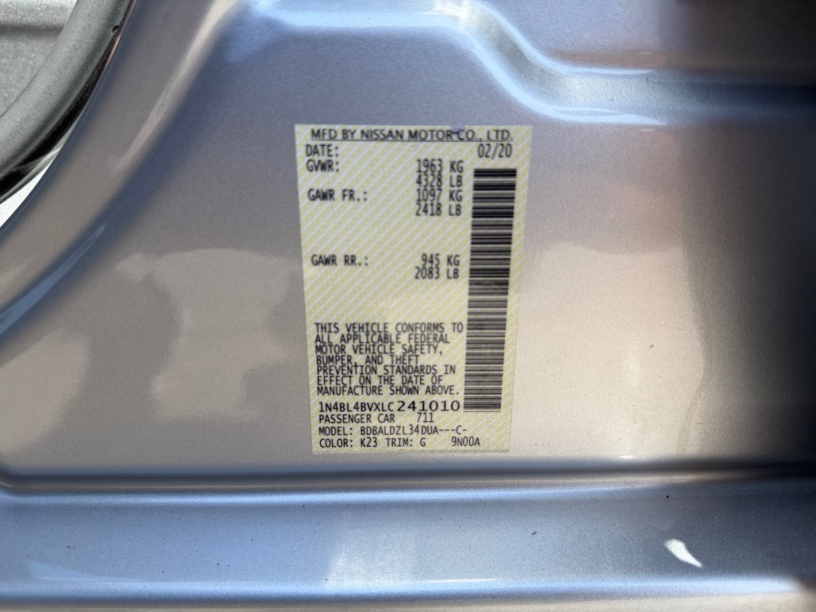 Used 2020 Nissan Altima 2.5 S FWD image 34