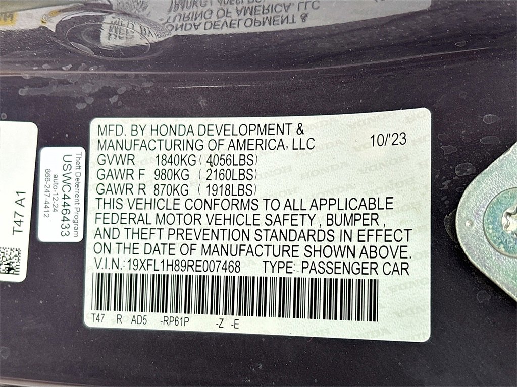 Used 2024 Honda Civic Sport Touring image 33