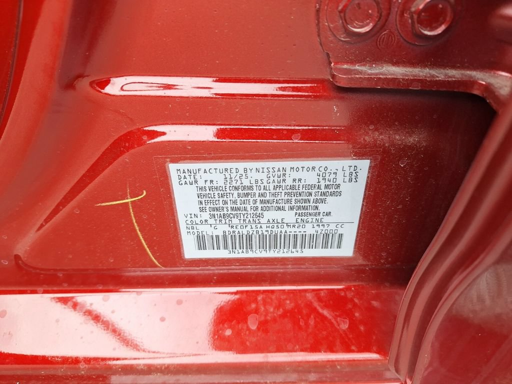 Used 2026 Nissan Sentra SV w/ Floor Mat Package FWD image 32