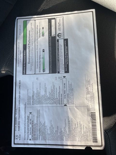 New 2026 RAM 2500 Tradesman image 7