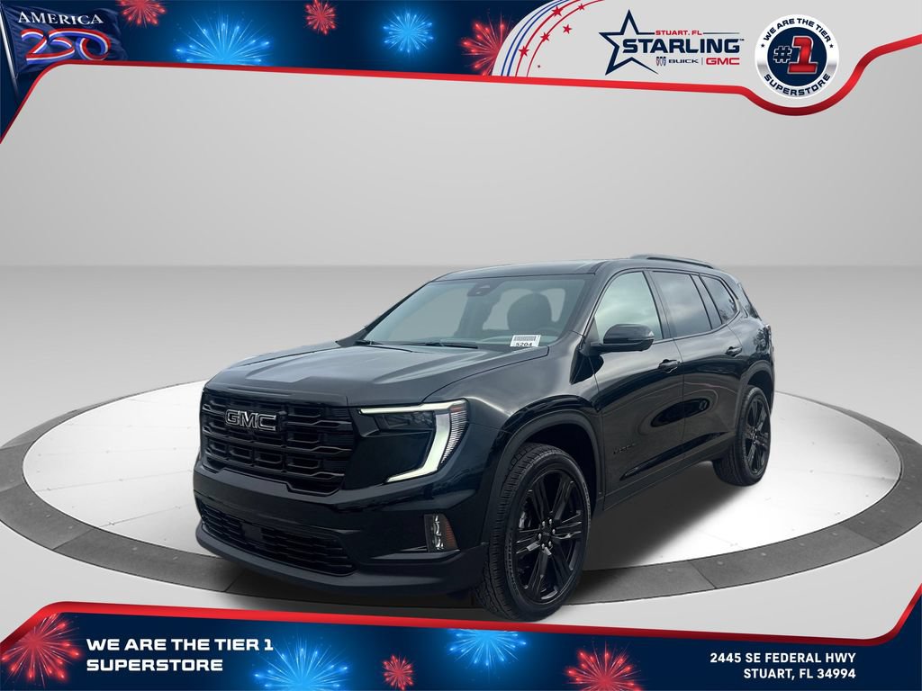 New 2026 GMC Acadia Elevation w/ Black Edition