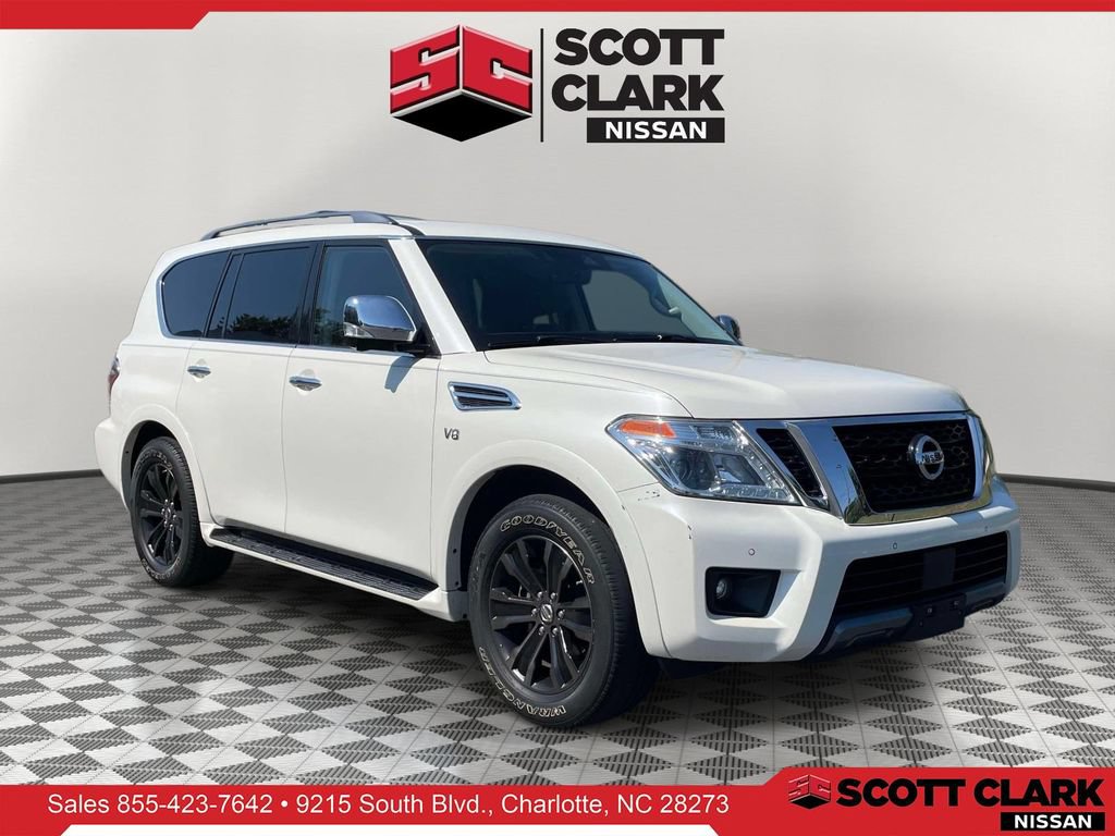 Used 2019 Nissan Armada Platinum w/ Captain's Chairs Package AWD/4WD image 1