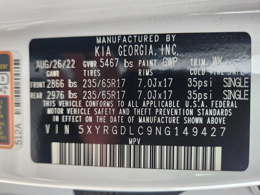 Used 2022 Kia Sorento LX image 30